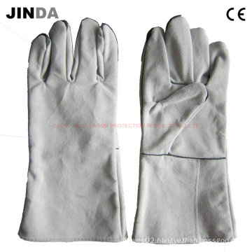 Cowhide Leather Welding Work Gloves (L014)